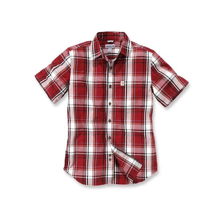 (102548) ING CARHARTT MUNKARUHA SLIM FIT PLAID RÖVID UJJÚ