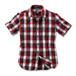 (103010) ING CARHARTT MUNKARUHA SLIM FIT PLAID RÖVID UJJÚ