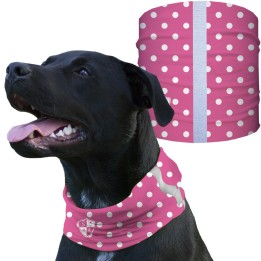 SA-D50068 - Kutyakendő - Polka Dots Pink | CoolGear.hu