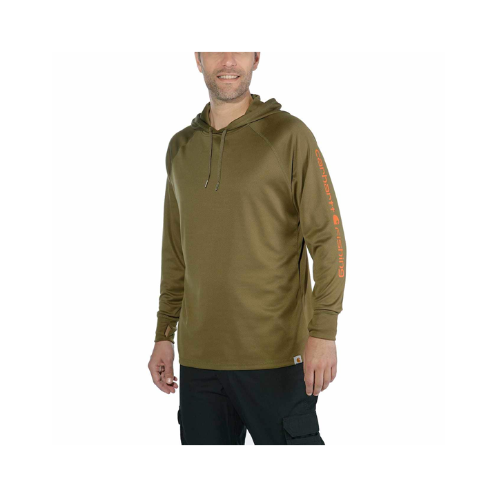 Carhartt 103572 Force Fishing kapucnis hosszú ujjú póló | CoolGear.hu