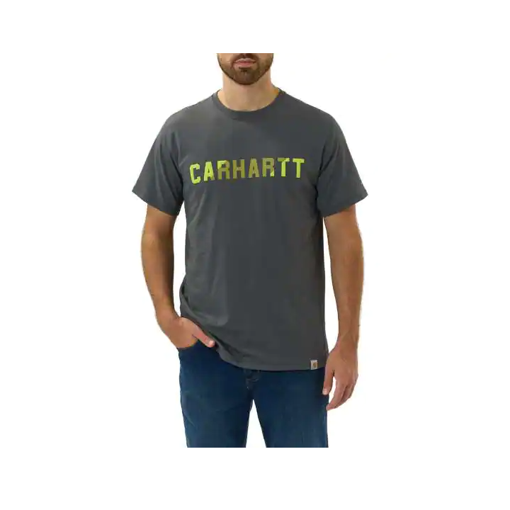 Carhartt 105203 Force® Relaxed Fit Block Logo Graphic póló | CoolGear.hu