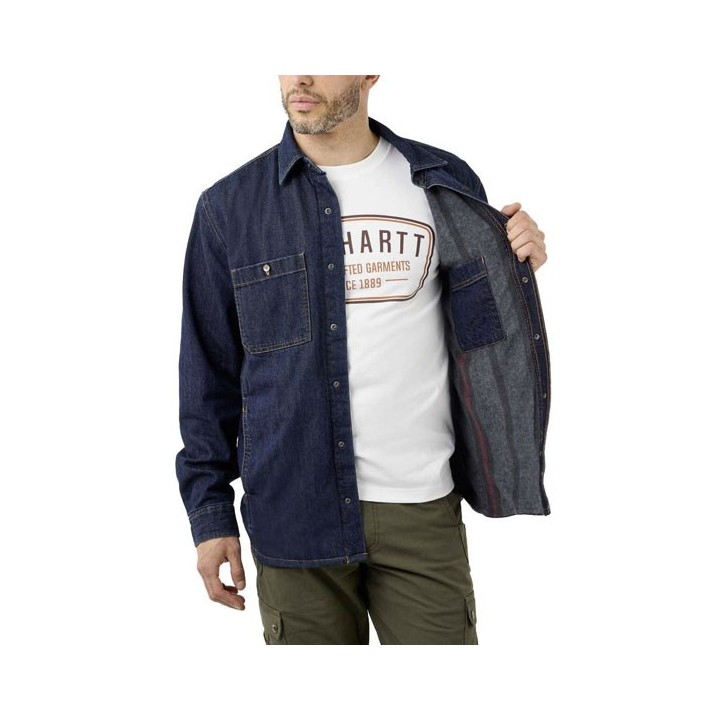 Carhartt 105605 Relaxed Fit Denim bélelt ingkabát | CoolGear.hu