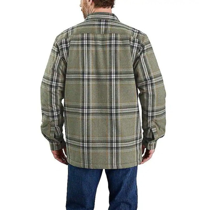 Carhartt 105430 Relaxed Fit sherpa béléses flanel kabát | CoolGear.hu