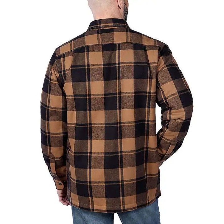 Carhartt 105939 Relaxed Fit sherpa béléses flanel kabát | CoolGear.hu
