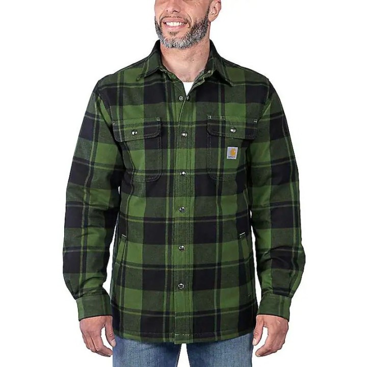 Carhartt 105939 Relaxed Fit sherpa béléses flanel kabát | CoolGear.hu