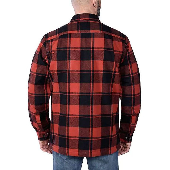 Carhartt 105939 Relaxed Fit sherpa béléses flanel kabát | CoolGear.hu