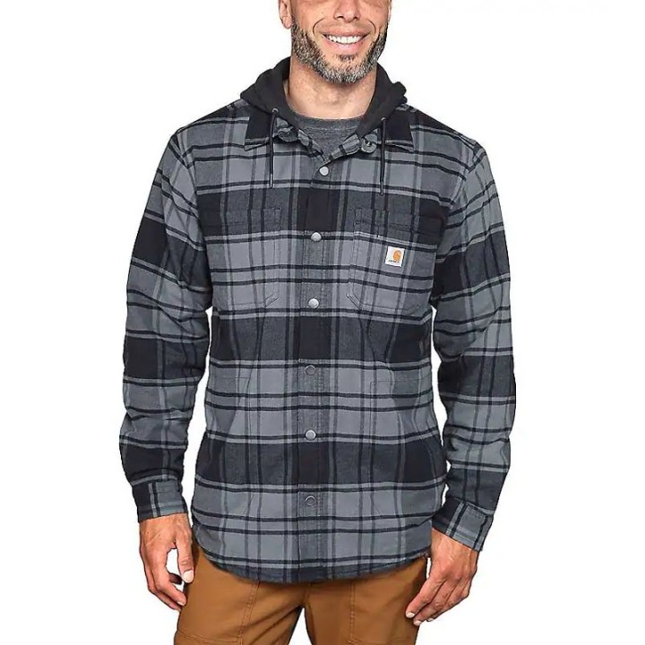 Carhartt 105621 Rugged Flex polár béléses flanel kabát | CoolGear.hu