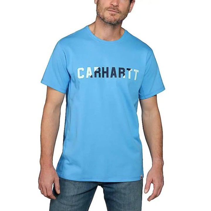 Carhartt 105203 Force® Relaxed Fit Block Logo Graphic póló | CoolGear.hu