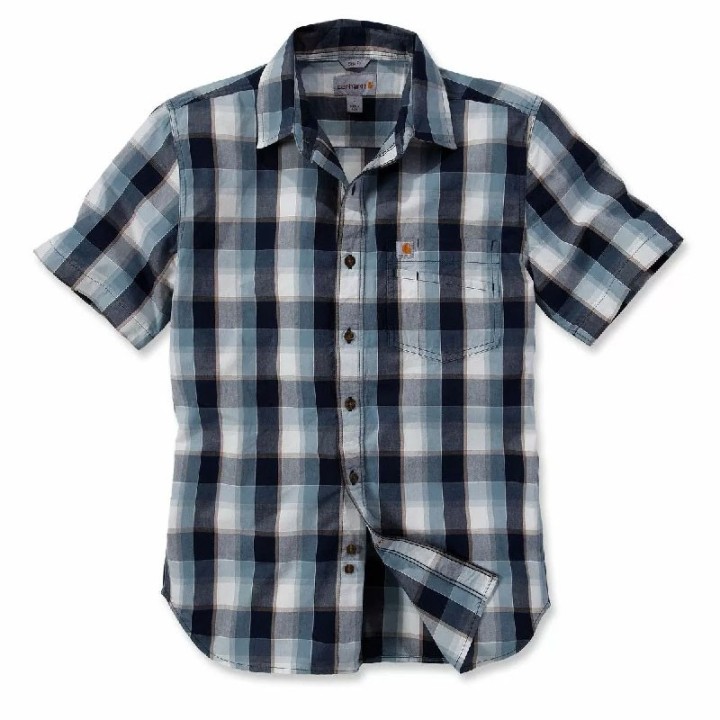 Carhartt 103010 Slim Fit Plaid rövid ujjú ing | CoolGear.hu