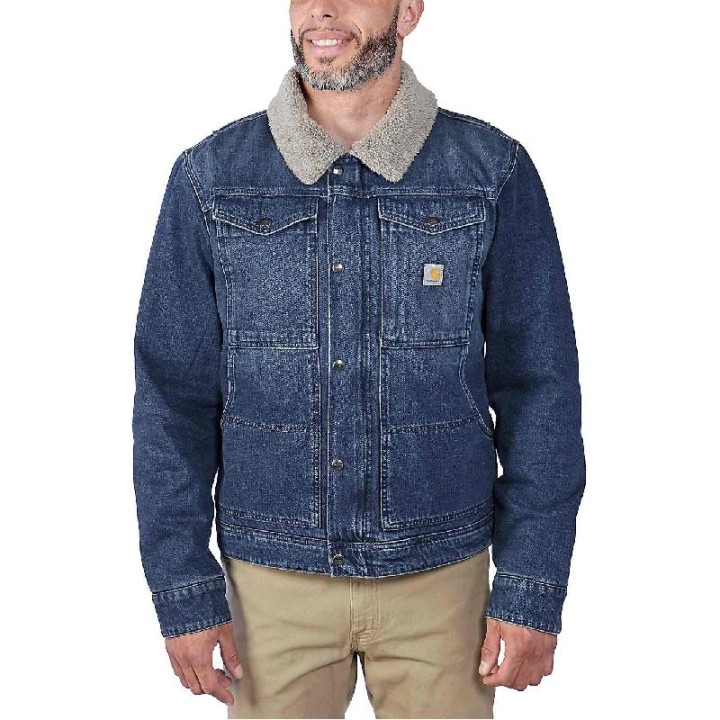 Carhartt 106323 Relaxed Fit sherpa béléses farmer kabát | CoolGear.hu