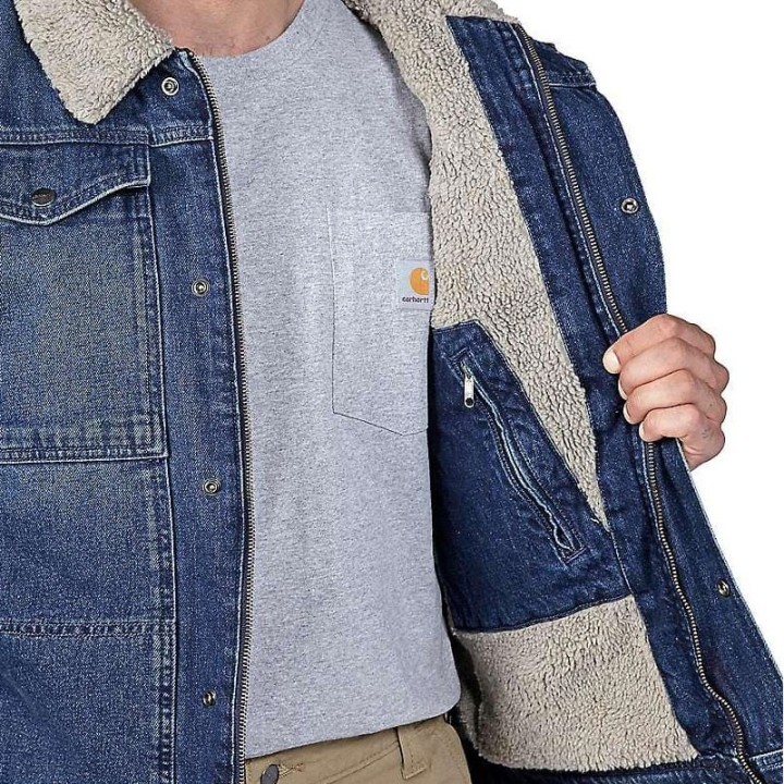 Carhartt 106323 Relaxed Fit sherpa béléses farmer kabát | CoolGear.hu