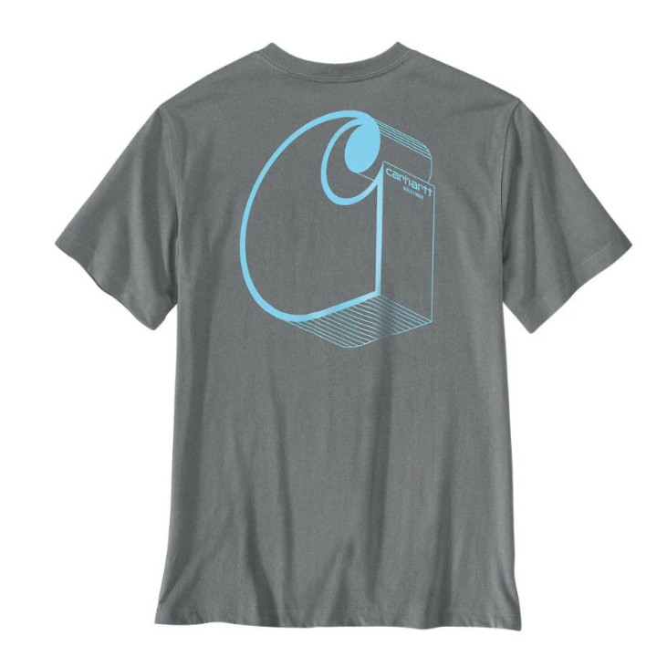 Carhartt 107319 Irvine Relaxed 3D Logo póló